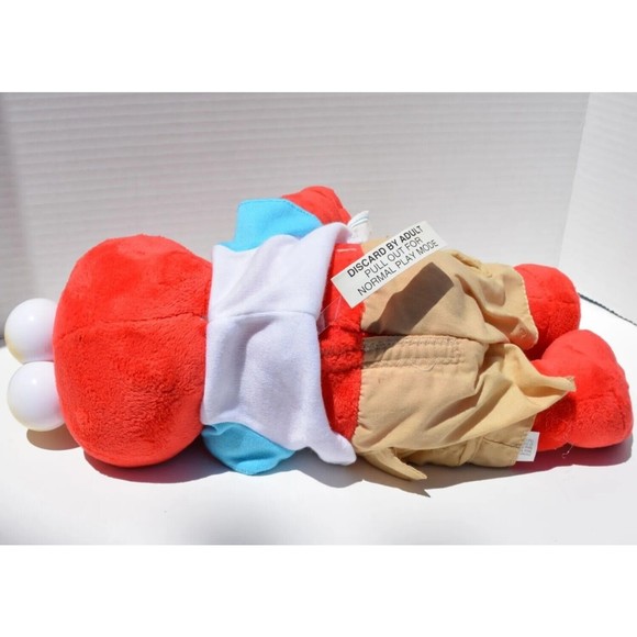 2004 Mattel Fisher Price Sesame Street It's Check Up Time Talking Elmo Plush - Picture 3 of 7